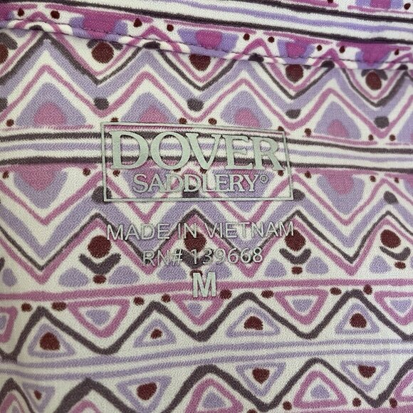 Dover Saddlery Light Purple Riding Shirt Women's Medium Poly/Spandex Violet - Picture 4 of 9